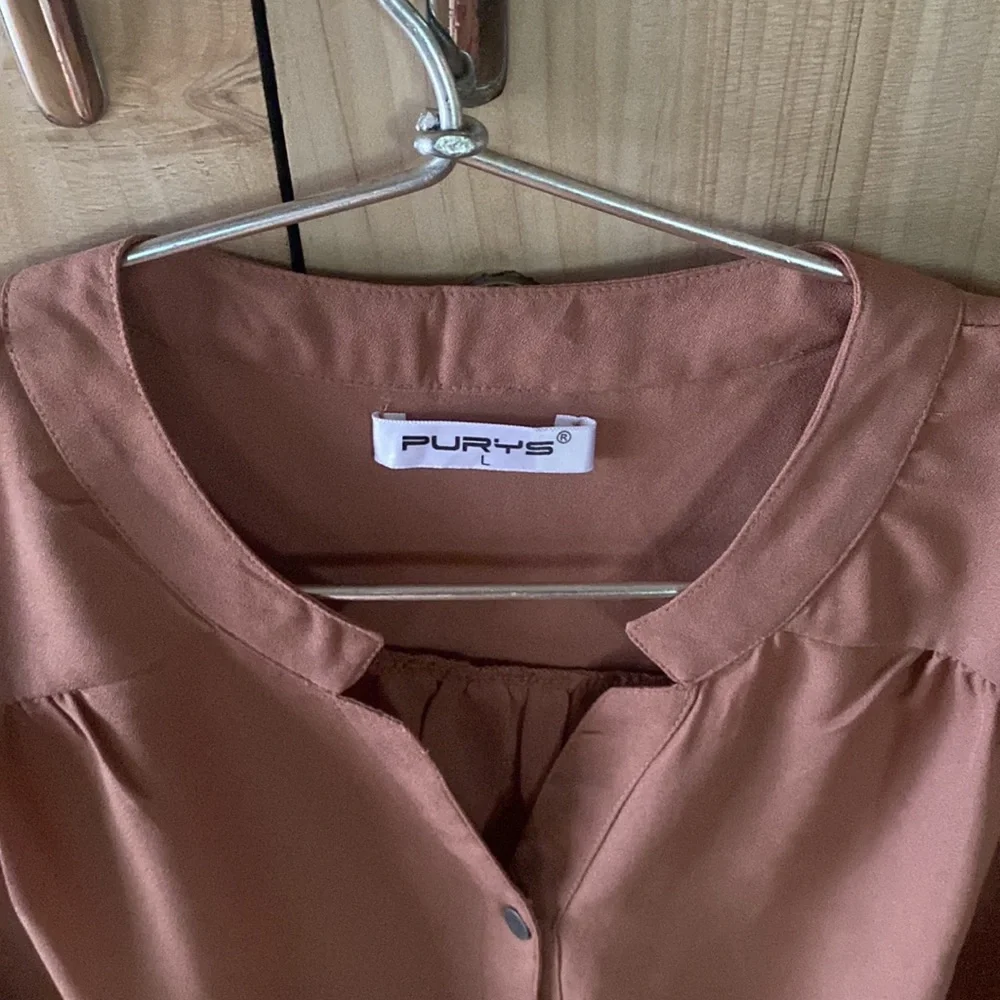 Brown colour womens top from Purys - Picture 3 of 7